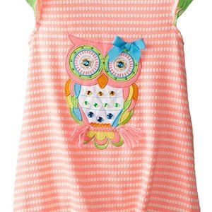Counting Daisies Little Girls' Owl Dress Size 4
